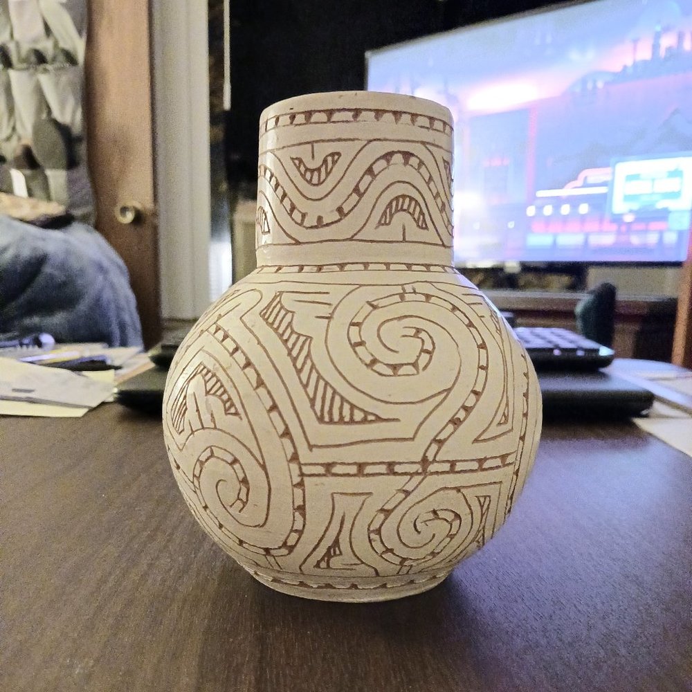 Handmade Portuguese Terracatta Vase Vass Home Decor